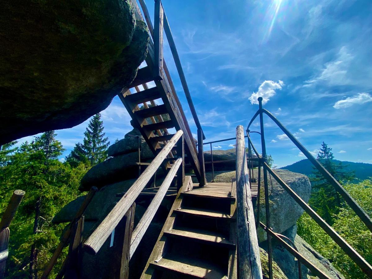 Ferienwohnung Oxana Im Naturpark Fichtelgebirge Schonwald  المظهر الخارجي الصورة
