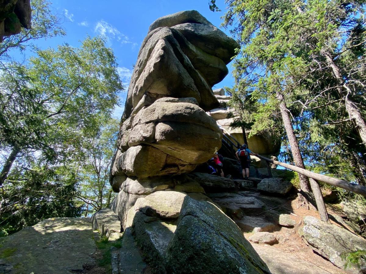 Ferienwohnung Oxana Im Naturpark Fichtelgebirge Schonwald  المظهر الخارجي الصورة